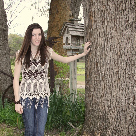 Cream crochet top - Picture 2 of 4